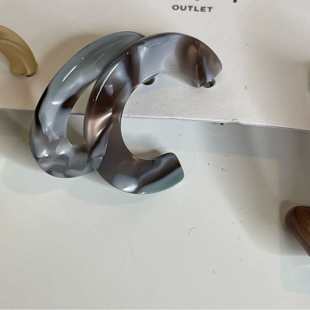 Loft 3pairs of hoop earrings